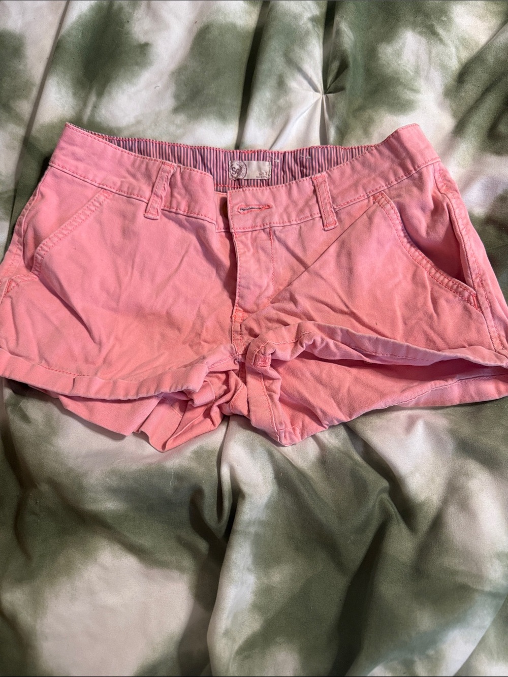 SO Pink Cotton Casual Jean Shorts